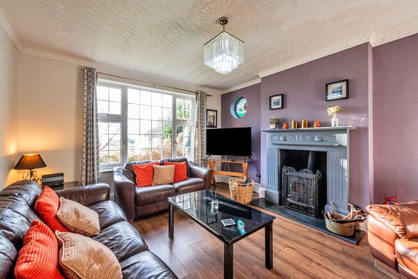 Foto van Landhuis in Snowdonia bij Barmouth Strand - Vakantiehuis in Dyffryn Ardudwy - LivingRoom