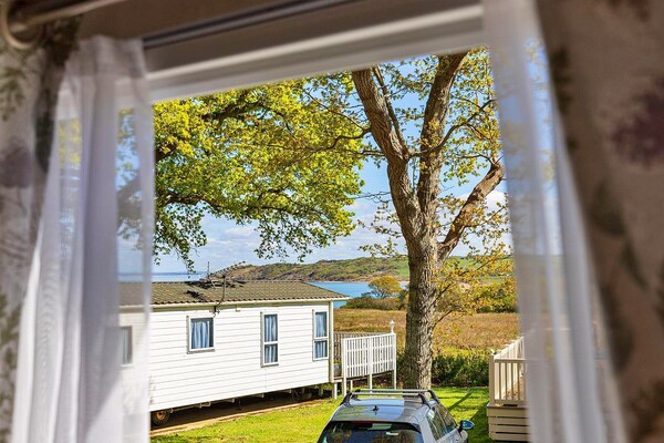 Foto van Stacaravan Isle of Wight bij Thorness Bay - Vakantiehuis in Great Thorness - Outdoor