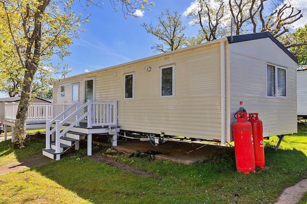 Foto van Stacaravan Isle of Wight bij Thorness Bay - Vakantiehuis in Great Thorness - Outdoor