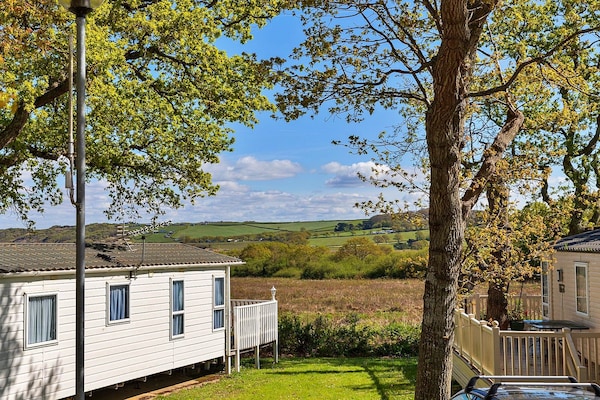 Foto van Stacaravan Isle of Wight bij Thorness Bay - Vakantiehuis in Great Thorness - Outdoor