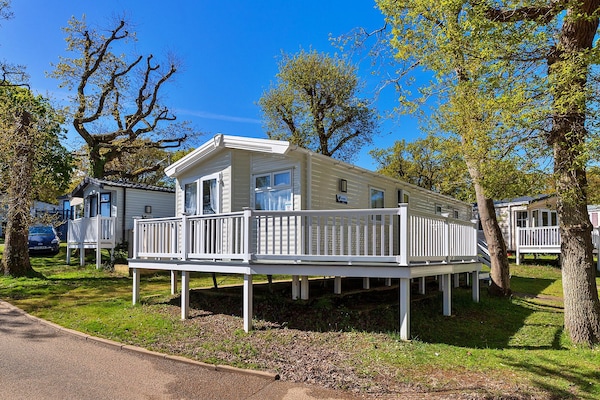 Foto van Stacaravan Isle of Wight bij Thorness Bay - Vakantiehuis in Great Thorness - Outdoor
