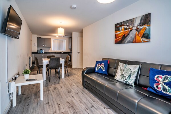 Foto van Appartement in Birmingham bij Bullring - Vakantiehuis in Birmingham - LivingRoom