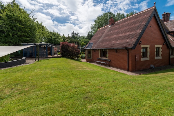Foto van Cottage in Shropshire met privébubbelbad - Vakantiehuis in Craven Arms - Outdoor