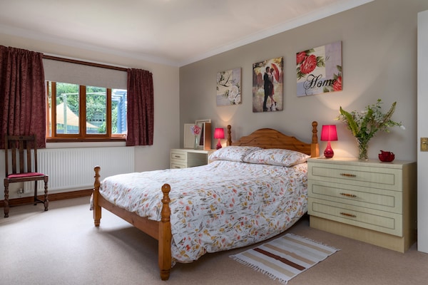 Foto van Cottage in Shropshire met privébubbelbad - Vakantiehuis in Craven Arms - BedRoom