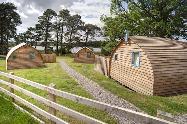 Foto van Huisdiervriendelijke hut aan het meer. - Vakantiehuis in Hexham - Outdoor