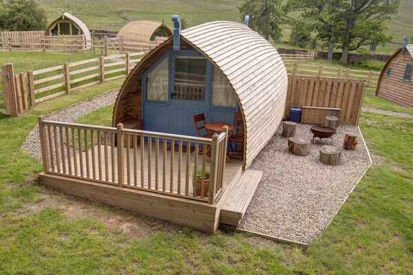 Foto van Huisdiervriendelijke hut aan het meer. - Vakantiehuis in Hexham - Outdoor