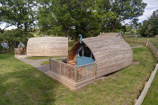 Foto van Hut bij Langley Dam met Uitzicht op Meer - Vakantiehuis in Hexham - ExteriorSummer