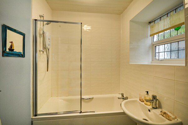 Foto van Cottage in Cornwall bij gouden stranden - Vakantiehuis in Kingsand - BathRoom