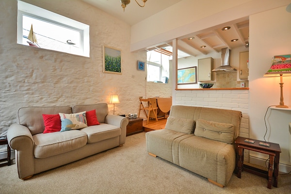 Foto van Cottage in Cornwall bij gouden stranden - Vakantiehuis in Kingsand - LivingRoom