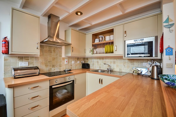 Foto van Cottage in Cornwall bij gouden stranden - Vakantiehuis in Kingsand - Kitchen