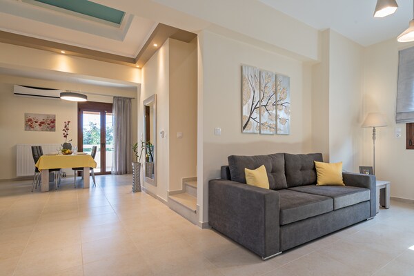 Foto van Villa in Gallos bij Rethymno Strand - Vakantiehuis in Gallos - FloorPlan