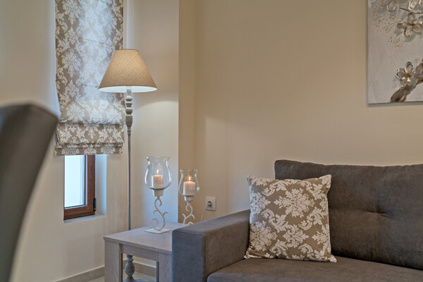 Foto van Villa in Gallos bij Rethymno Strand - Vakantiehuis in Gallos - LivingRoom