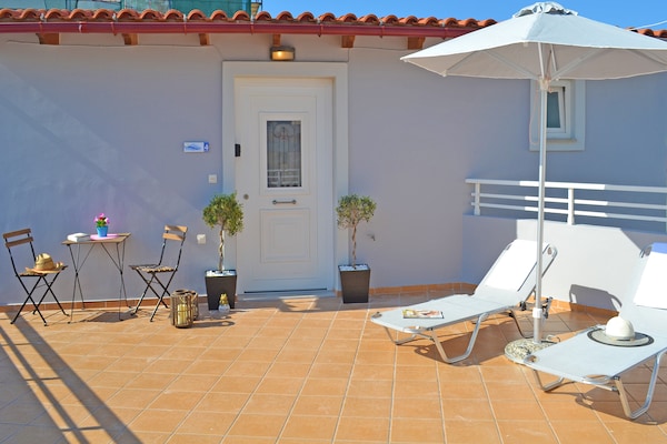 Foto van Appartement in Chania bij Nea Hora Strand - Vakantiehuis in Chania - terrace