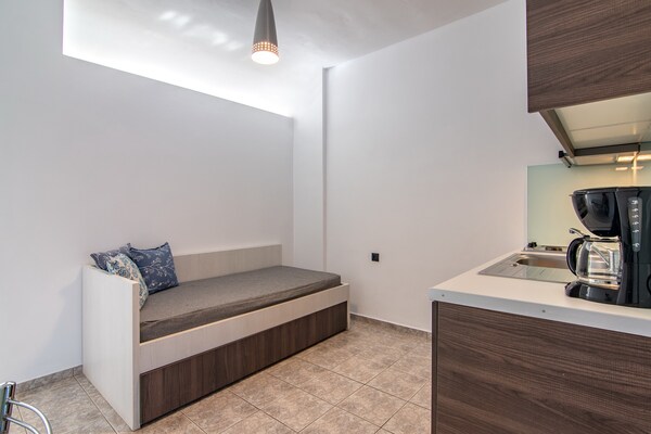 Foto van Appartement in Damnoni bij het Strand - Vakantiehuis in Damnoni - LivingRoom