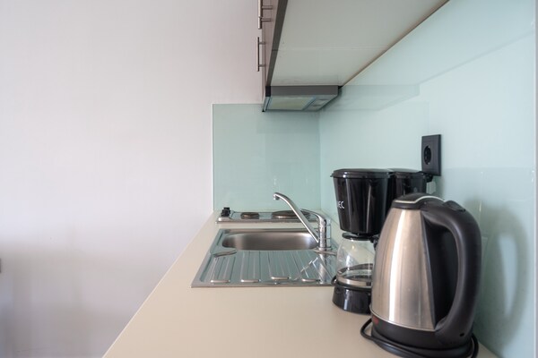 Foto van Studio in Damnoni bij het Strand - Vakantiehuis in Damnoni - Kitchen