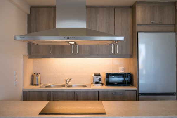 Foto van Villa op Kreta met zwembad bij strand - Vakantiehuis in Rethymno - Kitchen