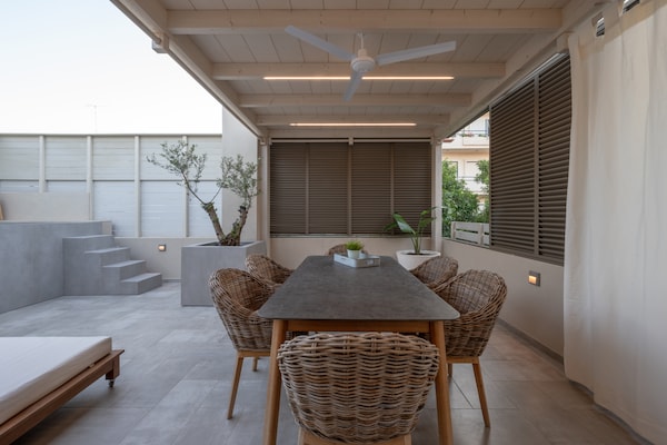 Foto van Appartement in Rethymno met privézwembad - Vakantiehuis in Rethymno - Outdoor