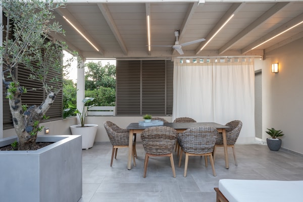 Foto van Appartement in Rethymno met privézwembad - Vakantiehuis in Rethymno - terrace