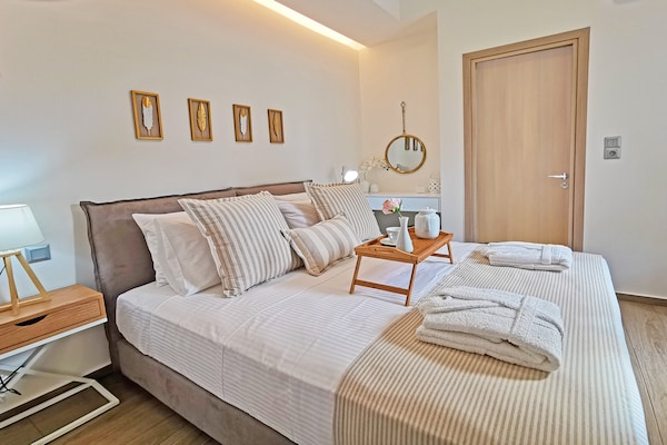 Foto van Appartement in Rethymno met privézwembad - Vakantiehuis in Rethymno - BedRoom