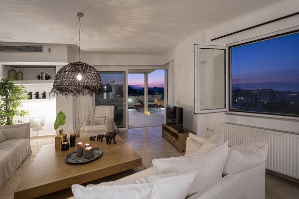 Foto van Appartement in Rethymno bij Waterfront - Vakantiehuis in Rethymno - LivingRoom