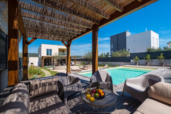 Foto van Villa in Bibinje met privézwembad - Vakantiehuis in Bibinje - TerraceBalcony