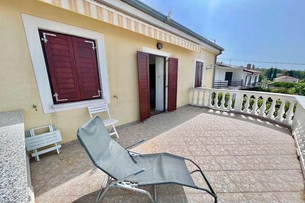 Foto van Appartement in Kroatië bij Adriatische kust - Vakantiehuis in Dramalj - TerraceBalcony