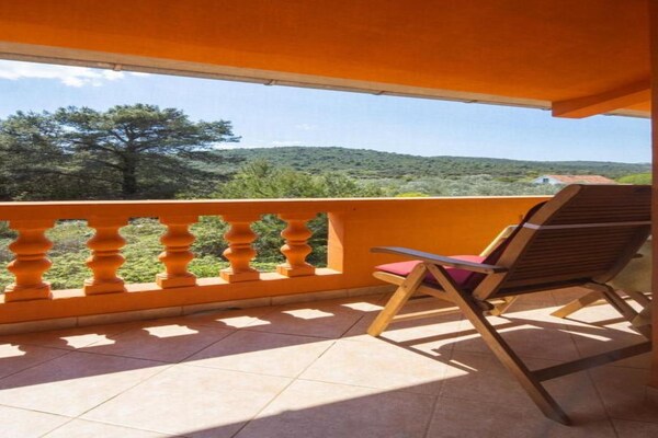 Foto van Appartement op Pašman bij Strand Lucina - Vakantiehuis in Pašman - TerraceBalcony