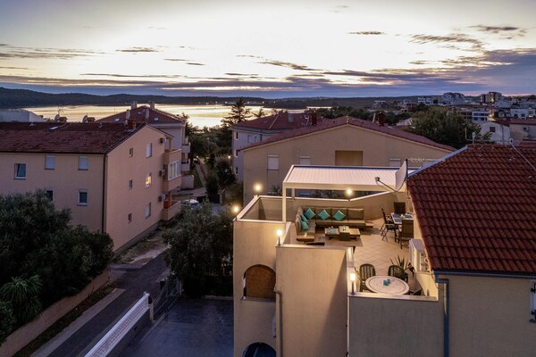 Foto van Gezinsvriendelijk appartement met uitzicht op zee - Vakantiehuis in Medulin - Outdoor