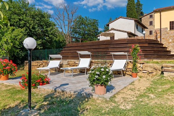 Foto van Landelijk huis in Arezzo met zwembad - Vakantiehuis in Tregozzano, Arezzo - GardenSummer