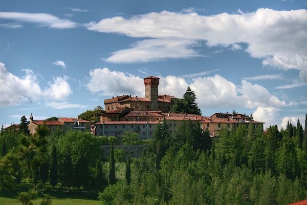 Foto van Rustiek boerdeij met meertje om te vissen, mooi uitzicht, rust en natuur - AreaSummer1KM