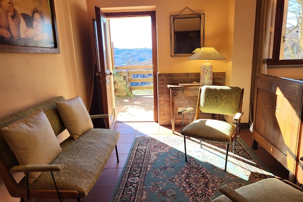 Foto van Rustiek toevluchtsoord in Umbrië - Vakantiehuis in Monte Santa Maria Tiberina - LivingRoom