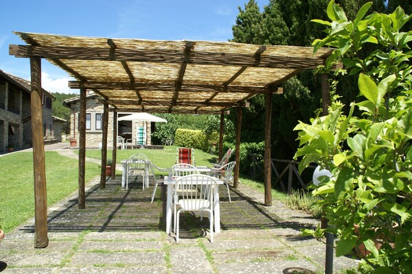 Foto van Vakantiehuis in Città di Castello met Zwembad - Vakantiehuis in Città di Castello - TerraceBalcony