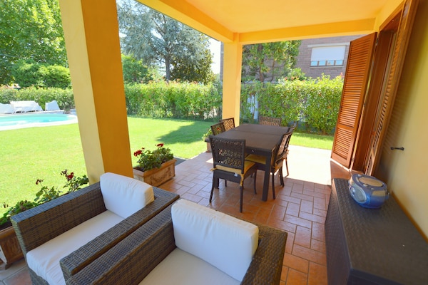 Foto van Villa in Marsciano met zwembad bij Trasimeno - Vakantiehuis in Marsciano - TerraceBalcony