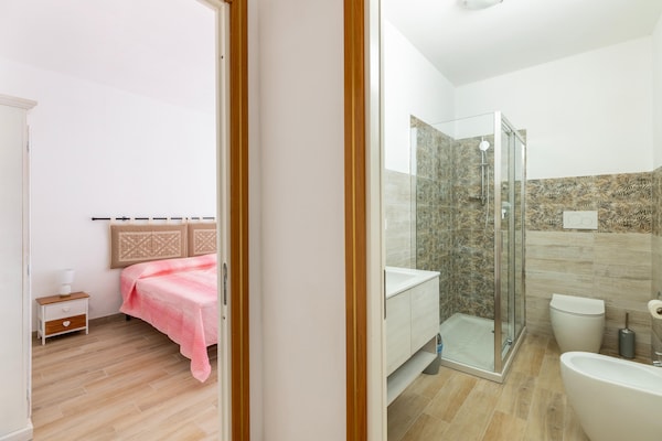 Foto van Appartement met vista mare en terrazza - Vakantiehuis in Castelsardo - BathRoom