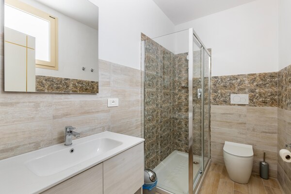 Foto van Appartement met vista mare en terrazza - Vakantiehuis in Castelsardo - BathRoom