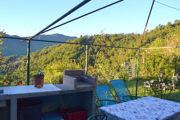 Foto van Rustig verblijf in de Ligurische heuvels - Vakantiehuis in Stellanello - TerraceBalcony