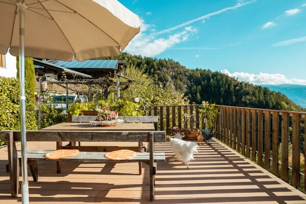 Foto van Kastanje Niederhaushof - Vakantiehuis in Partschins - TerraceBalcony