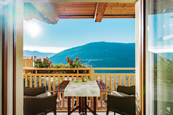 Foto van Kastanje Niederhaushof - Vakantiehuis in Partschins - TerraceBalcony