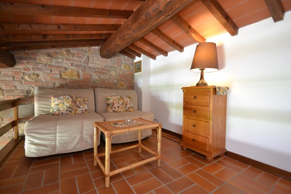 Foto van Romola Retreat: Toscaanse ontsnapping - Vakantiehuis in Montaione - LivingRoom