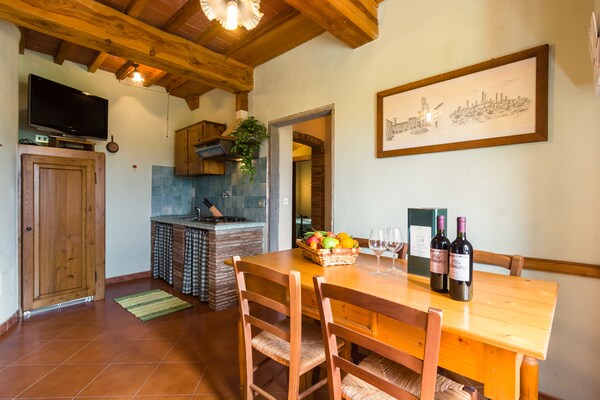 Foto van Uitje naar een Toscaans landhuis - Vakantiehuis in Pian di scò - LivingRoom