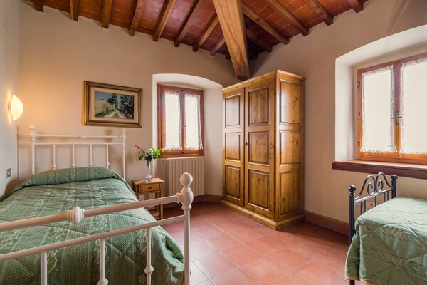 Foto van Uitje naar een Toscaans landhuis - Vakantiehuis in Pian di scò - BedRoom