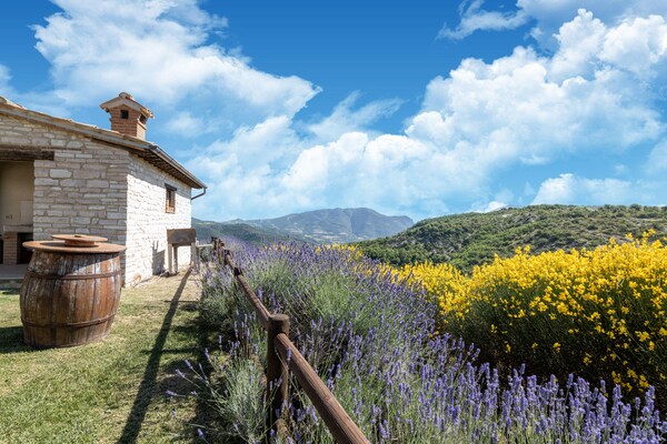 Foto van Landhuis in Cagli met Zwembad en Uitzicht - Vakantiehuis in Cagli - ViewSummer