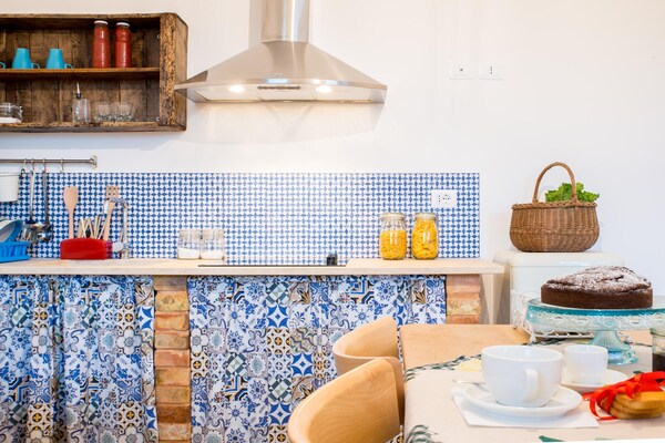 Foto van Boerderij in Marche met zwembad en kustzicht - Vakantiehuis in Fermo - Kitchen