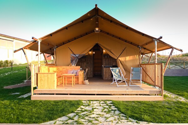 Foto van Tent in Marche bij Adriatische Zee - Vakantiehuis in Fermo - ExteriorSummer