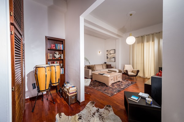 Foto van Appartement in Terrasini met zeezicht - Vakantiehuis in Terrasini - LivingRoom