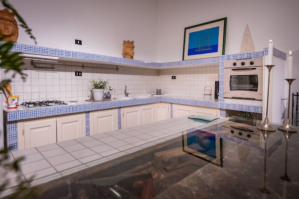 Foto van Appartement in Terrasini met zeezicht - Vakantiehuis in Terrasini - Kitchen