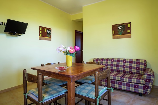 Foto van Vakantiehuis in Sciacca met Zwembad - Vakantiehuis in Sciacca - LivingRoom
