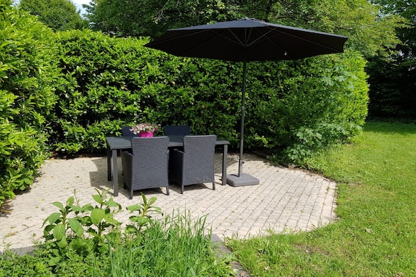 Foto van Huisje in Veluwe bij Bospark - Vakantiehuis in Garderen - TerraceBalcony