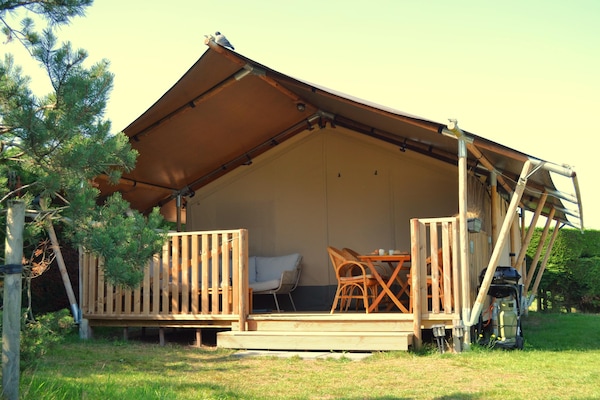Foto van Safaritent in Nederland bij Duinen & Zee - Vakantiehuis in Hollum - ExteriorSummer