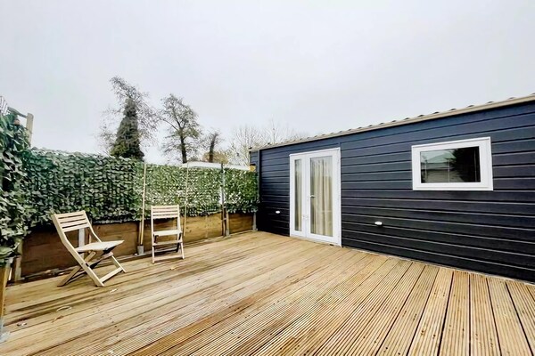 Foto van Rustig verblijf met tuin te midden van natuur nabij Alkmaar - TerraceBalcony